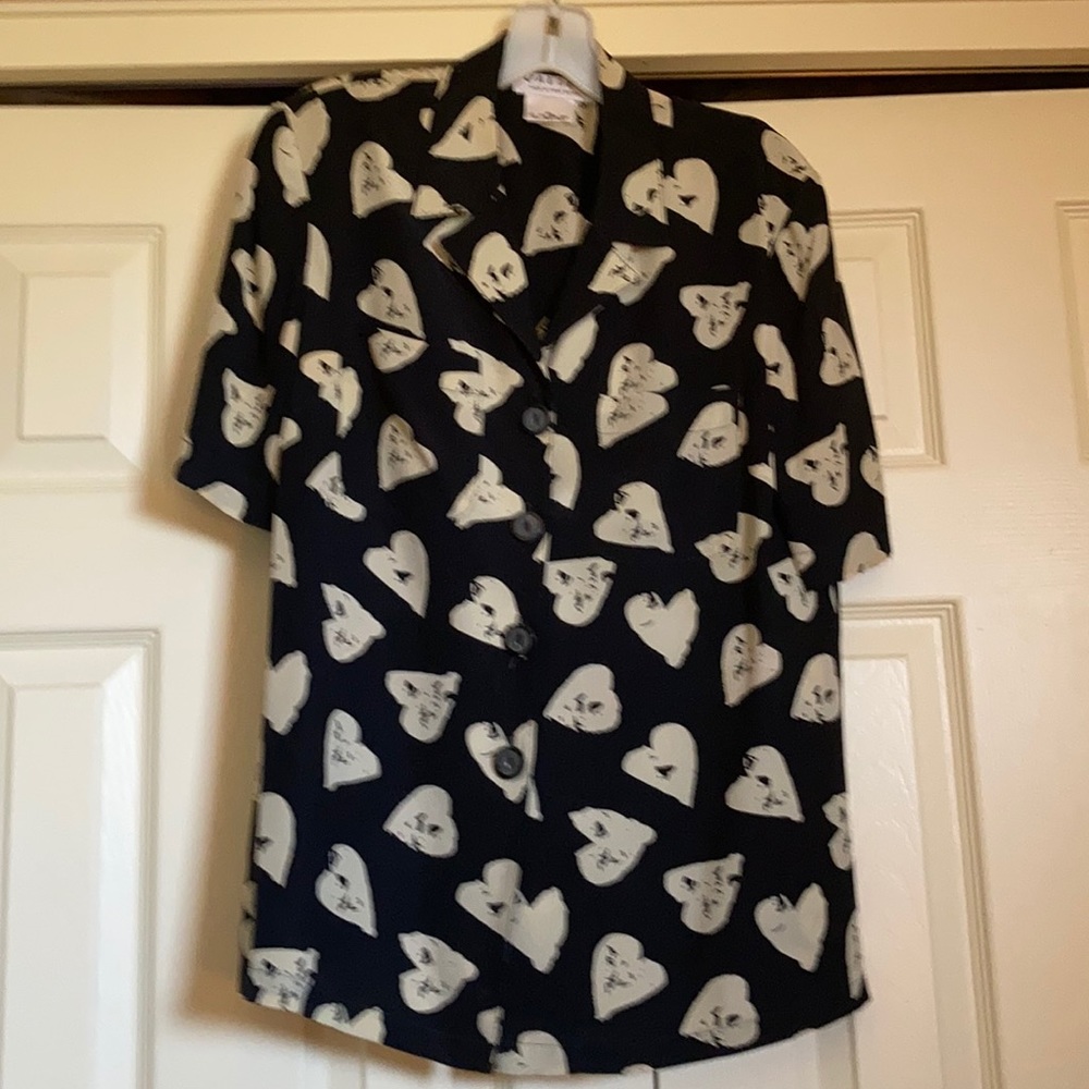 Jaeger brand silk blouse